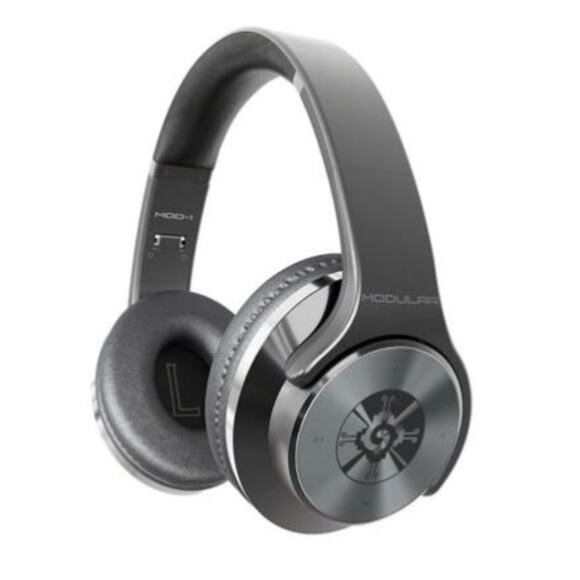 NEW Headphones - Black / Gray Wireless Premium Bluetooth - Noise Cancelling - Picture 1 of 12